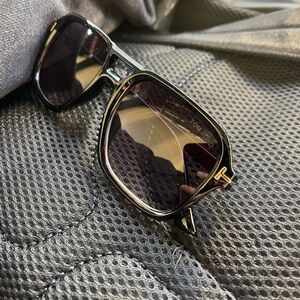 Tom Ford Black and Gold Sunglasses